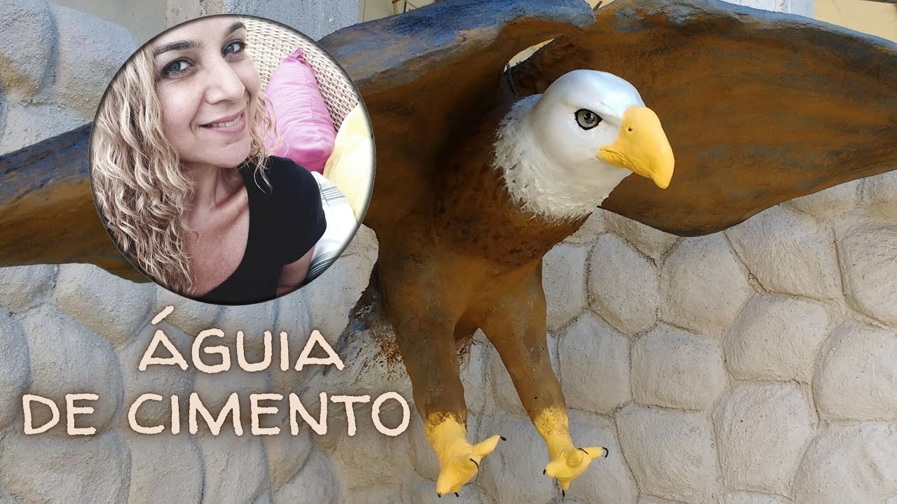 DIY- RECICLE SEMPRE ! Como Fazer Águia de Cimento