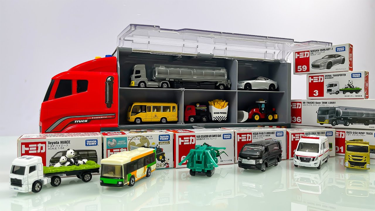 トミカ☆車のミニカーを開封してコンボイへ収納☆ホンダ NSX｜Tomica 