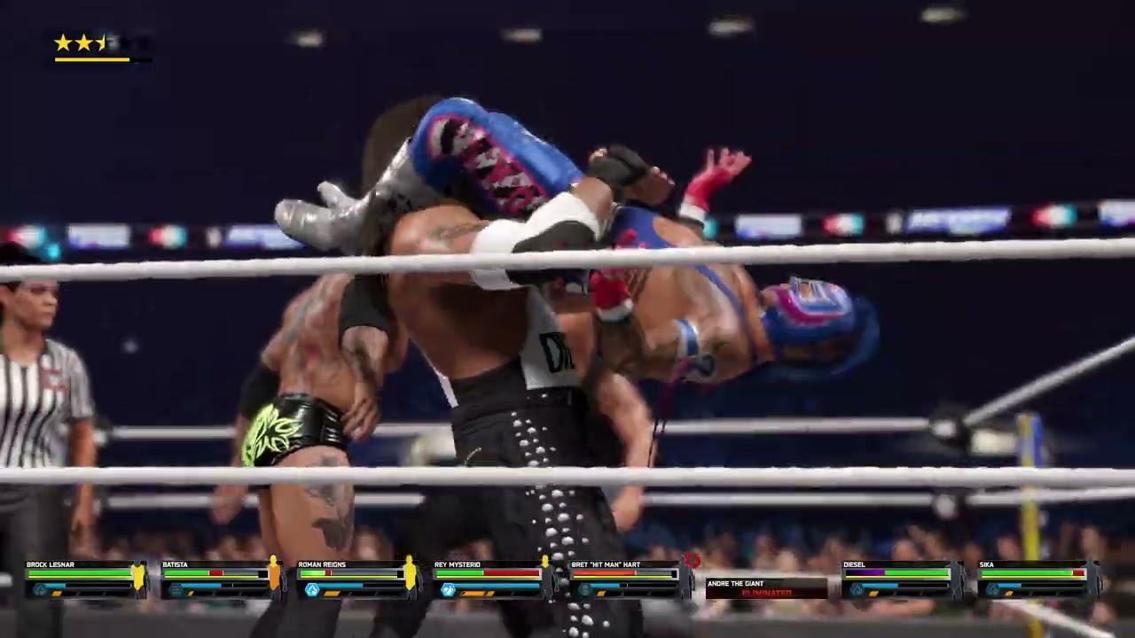 wwe 2k25 match