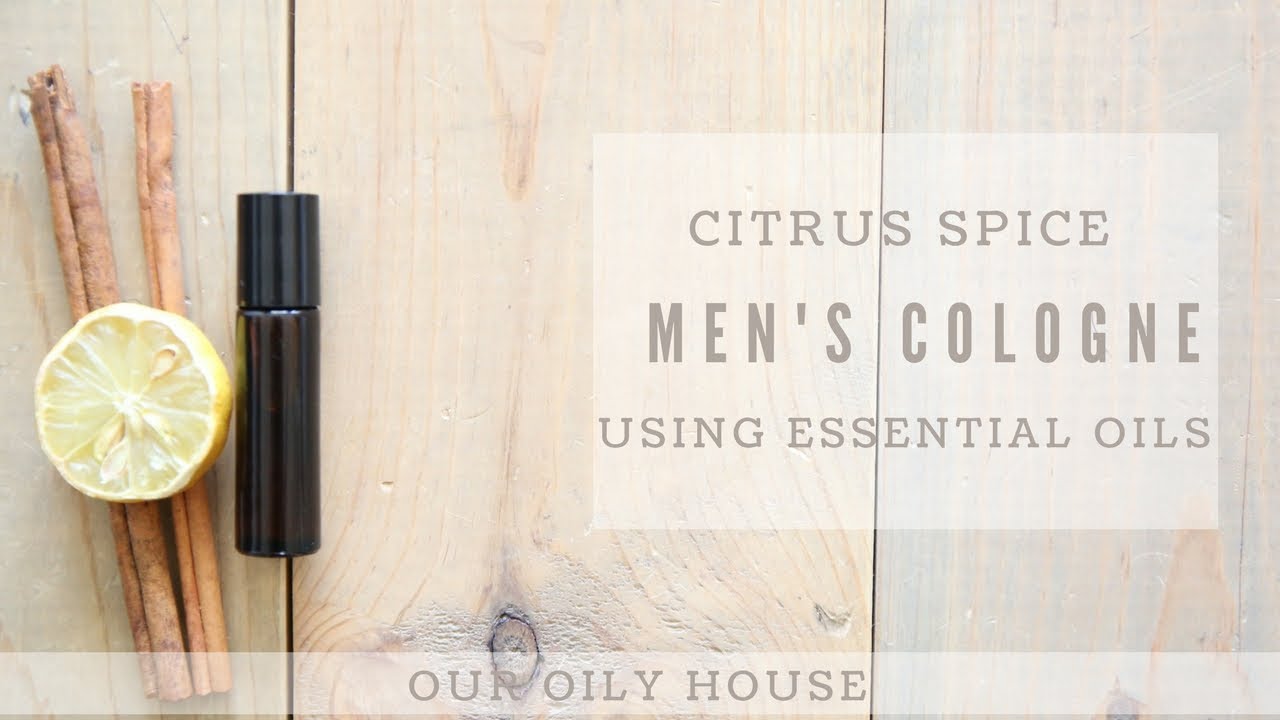 Citrus Spice Men's Cologne | DIY cologne with essential oils