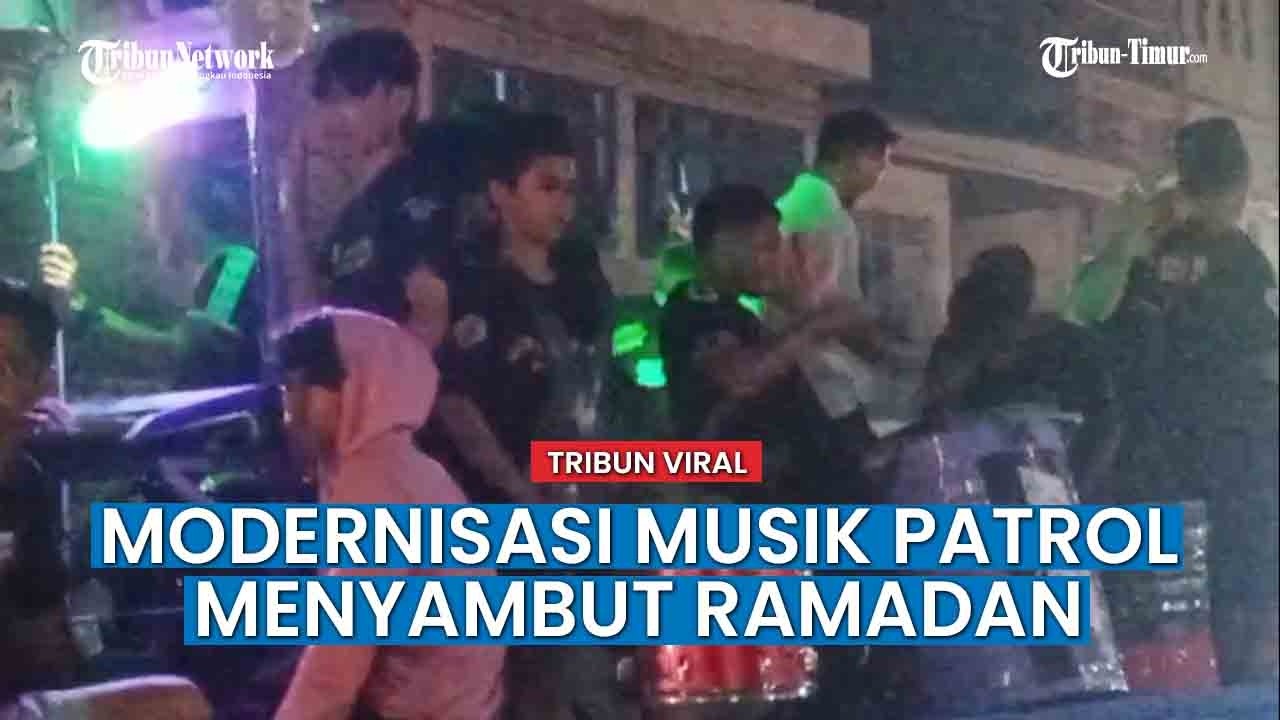 Meriah! Konvoi Musik Patrol Warnai Malam Menjelang Ramadan di Pinrang