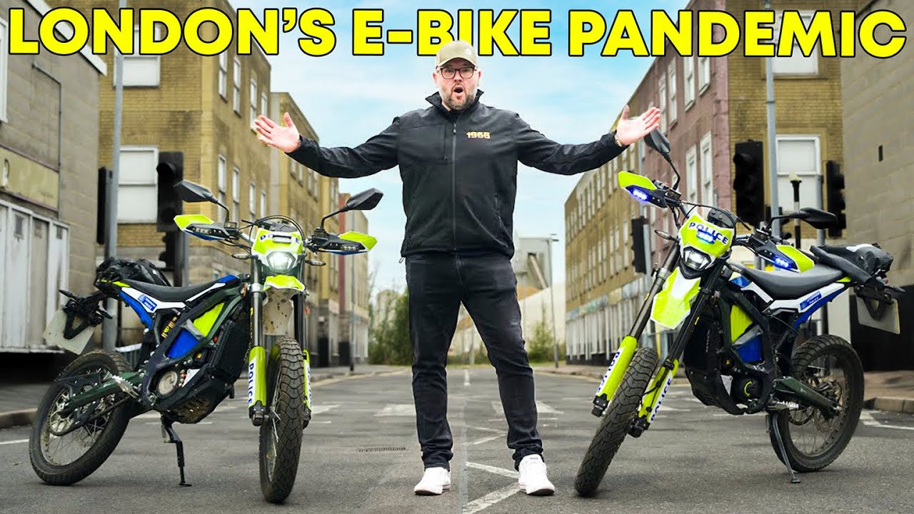 The Met Police’s Amazing E-BIKE Unit - Combatting Phone And Watch Theft.