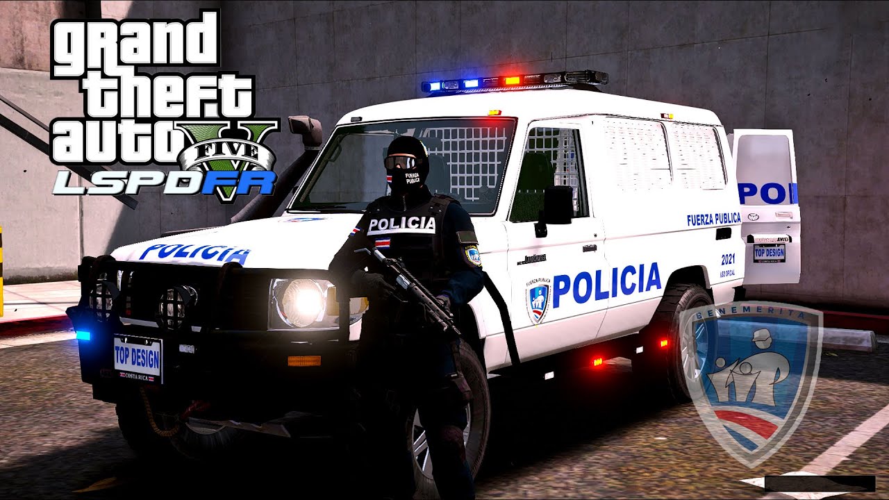 GTAV-FUERZA PUBLICA PERRERA LAND CRUISER-LSPDFR#13