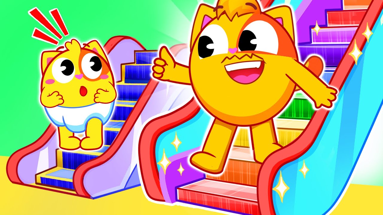 Magic Stairs 🪄📶🪄SUBSCRIBE for Funny Kids Songs & Nursery Rhymes♥️