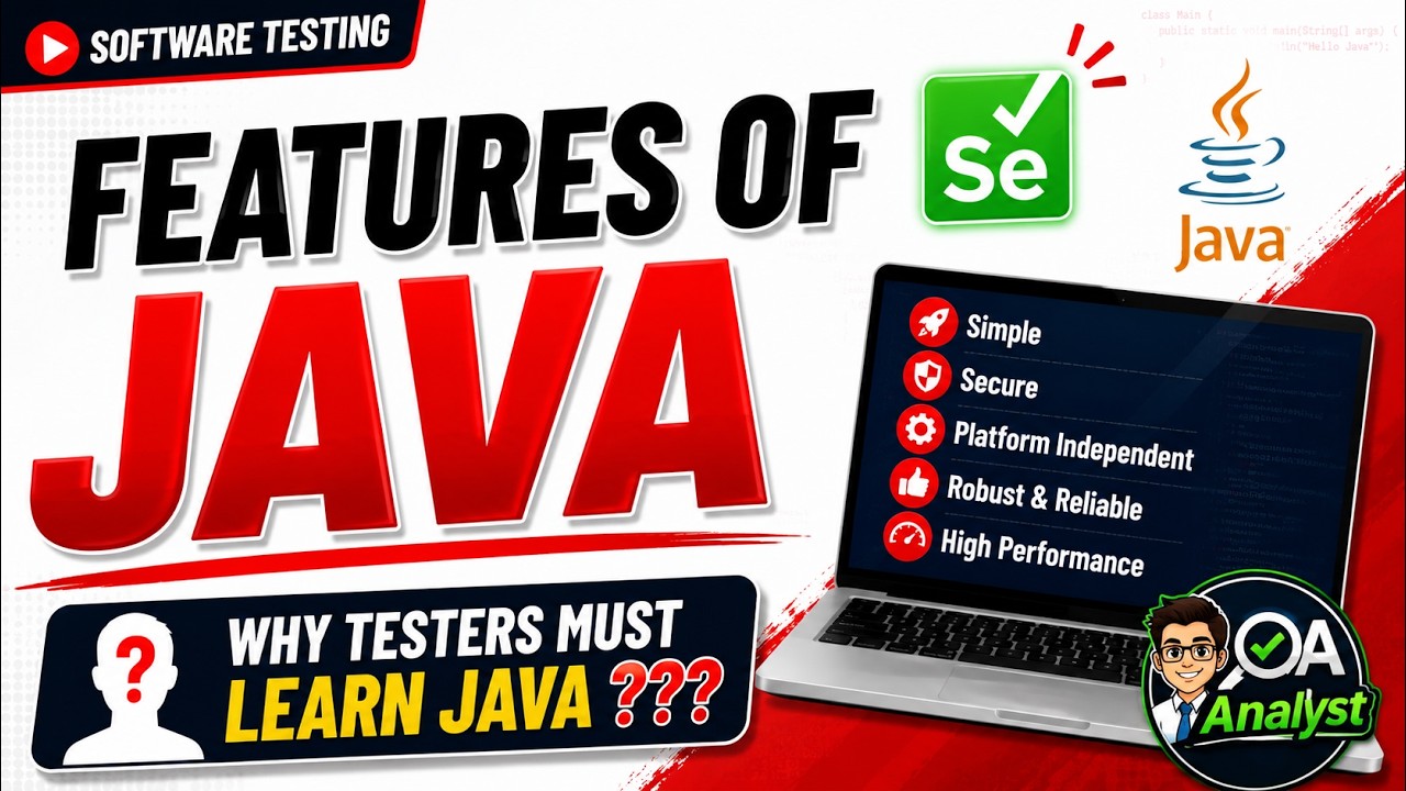 Java Features Explained for Testers | Why Java Is #1 for Selenium Automation