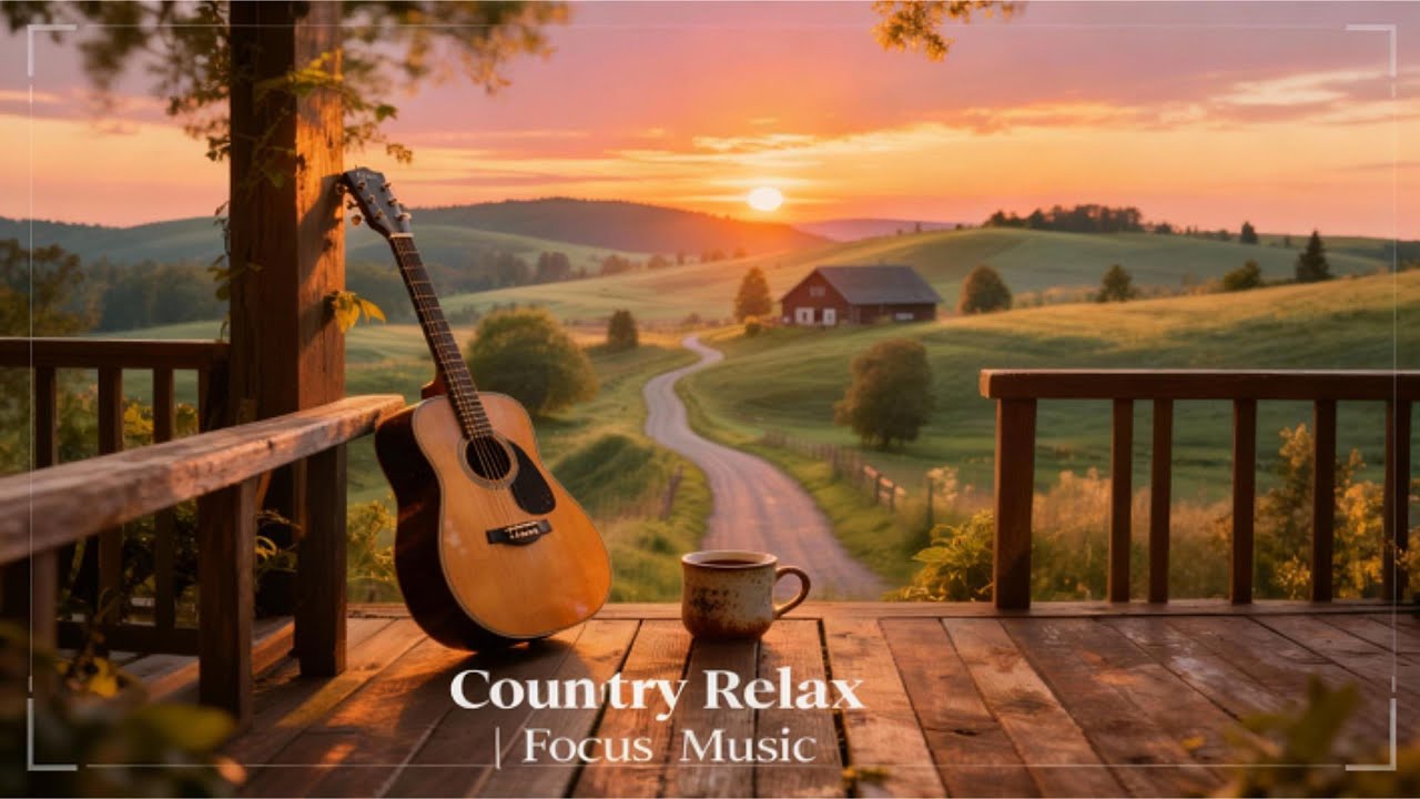 🌻 Country Relax – 35 Minutes of Peaceful Folk & Acoustic Guitar Music 🎵