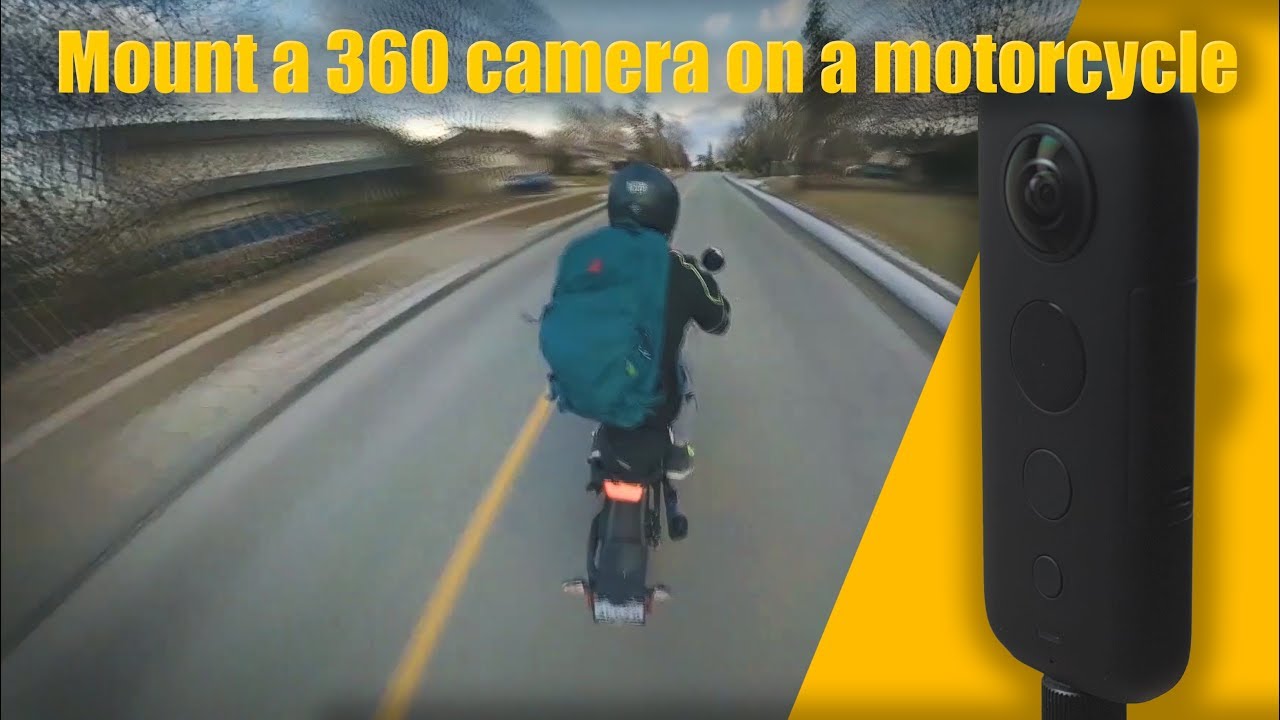 How I mount my 360 camera on a motorcycle
