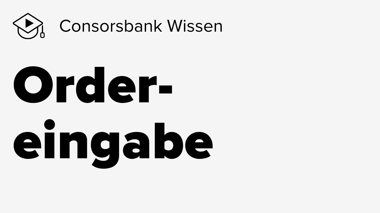 Ordereingabe