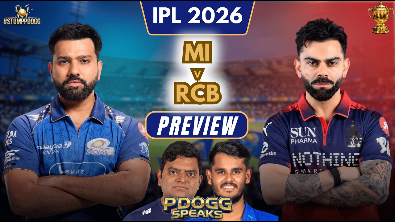 BATTLE OF THE GIANTS! | MI vs RCB Preview: Kohli vs Bumrah at Wankhede! | Pdoggspeaks
