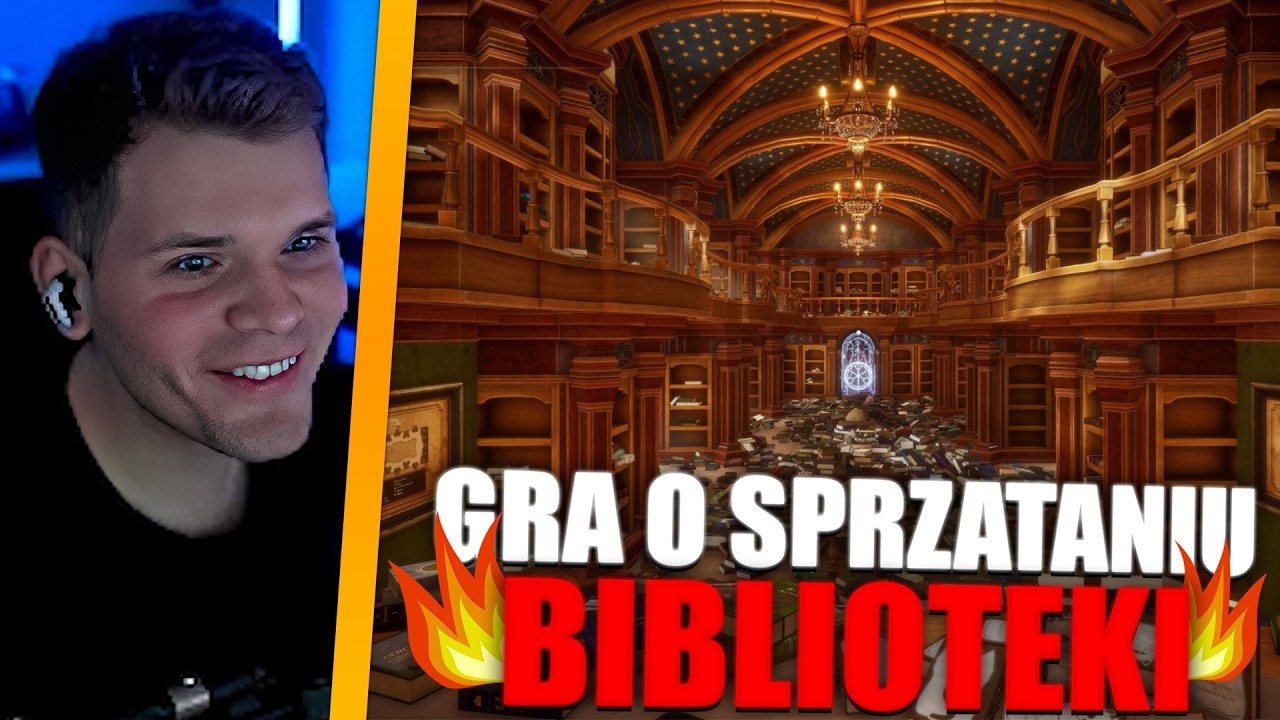 GUCIO I Librarian I GRA O SPRZĄTANIU KSIĄZEK W BIBLIOTECE!🔥I NAJLEPSZE MOMENTY STRIMA #1006