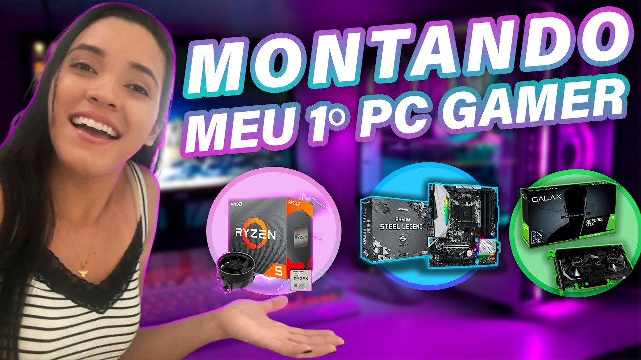 MONTANDO PC GAMER - AMD RYZEN 5 3600 GTX 1650 SUPER - 2020 2021
