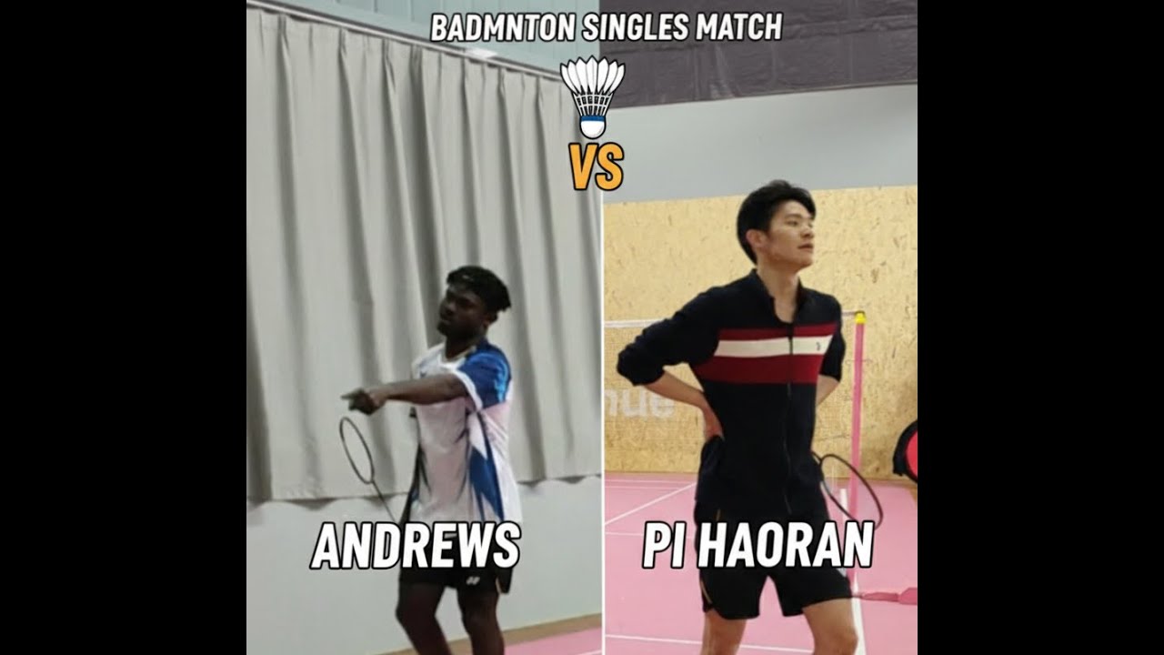 I was challenged in singles match by Lee Zii Jia of Ningbo #badminton