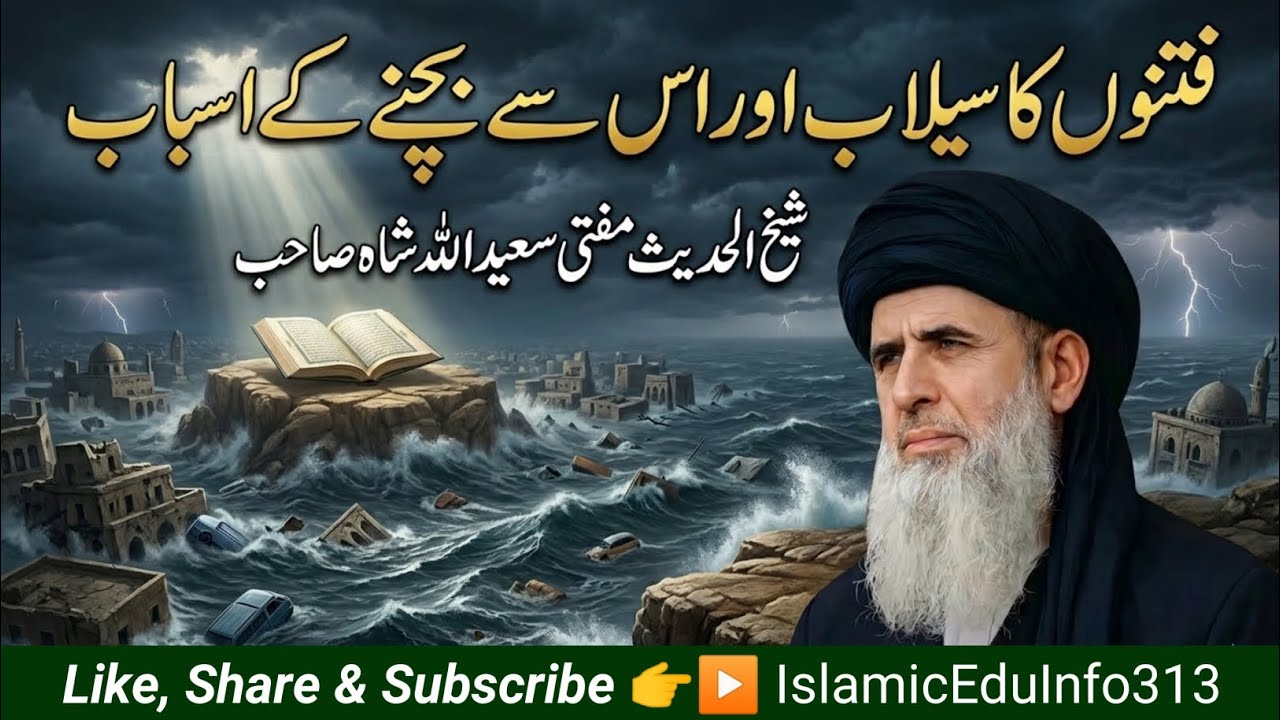Fitno Ka Silab is Bachnay k Asbab | فتنوں کا سیلاب اور بچنے کے اسباب | Mufti Saeed Ullah Shah sb