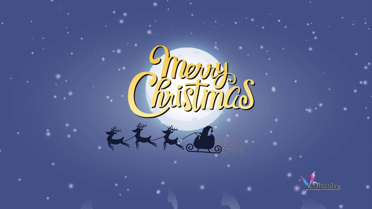 Merry Christmas, Motion Graphics, No Copyright, Copyright Free Videos, Background
