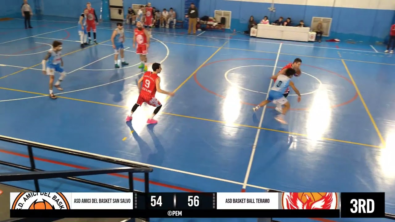 ASD AMICI DEL BASKET S.SALVO ASD BASKET BALL TERAMO 10/01/26 - 18:00 Reg.1 2°T