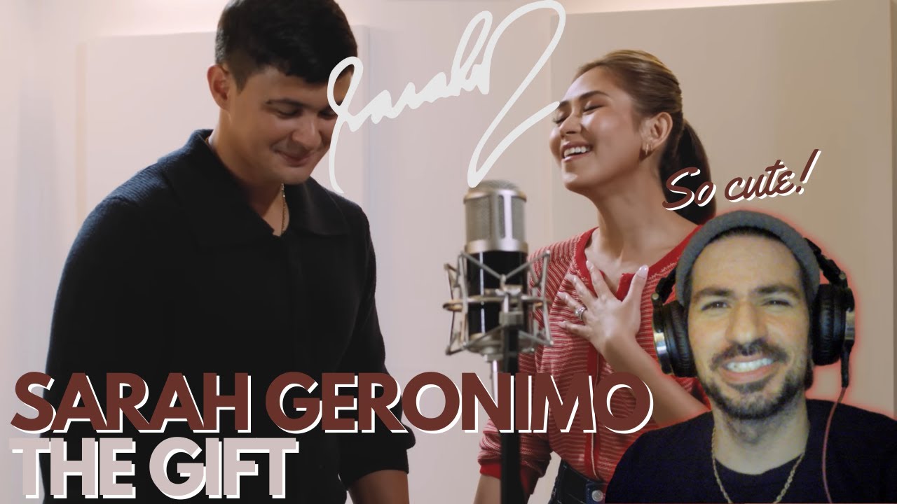FIRST TIME REACTION TO Sarah Geronimo & Matteo Guidicelli - The Gift | 🧊 JIM BRICKMAN COVER! 🎄