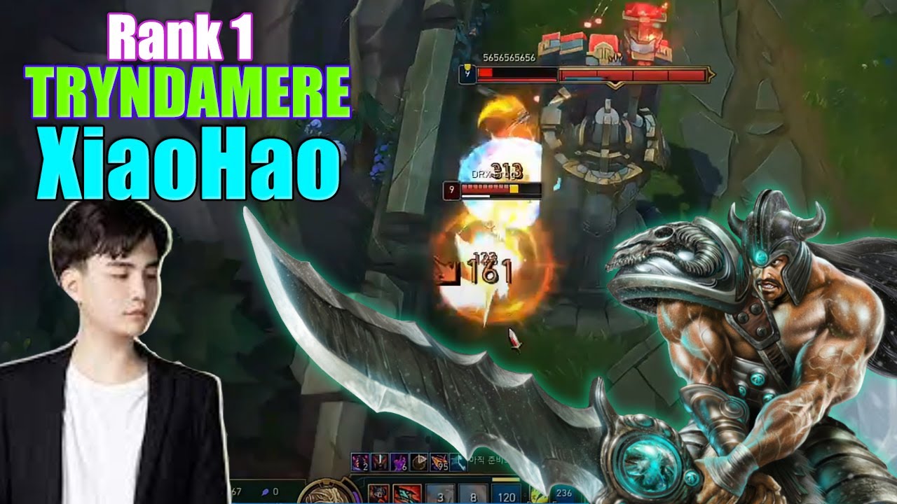 RANK 1 TRYNDAMERE - XIAOHAO TRYNDAMERE VS TEEMO - XIAOHAO STREAM