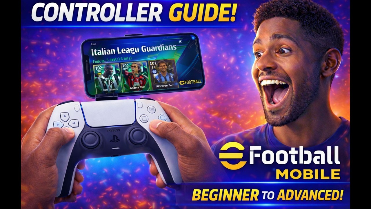 eFootball Mobile Gamepad Controller Guide (From Beginner to Advanced Skills)