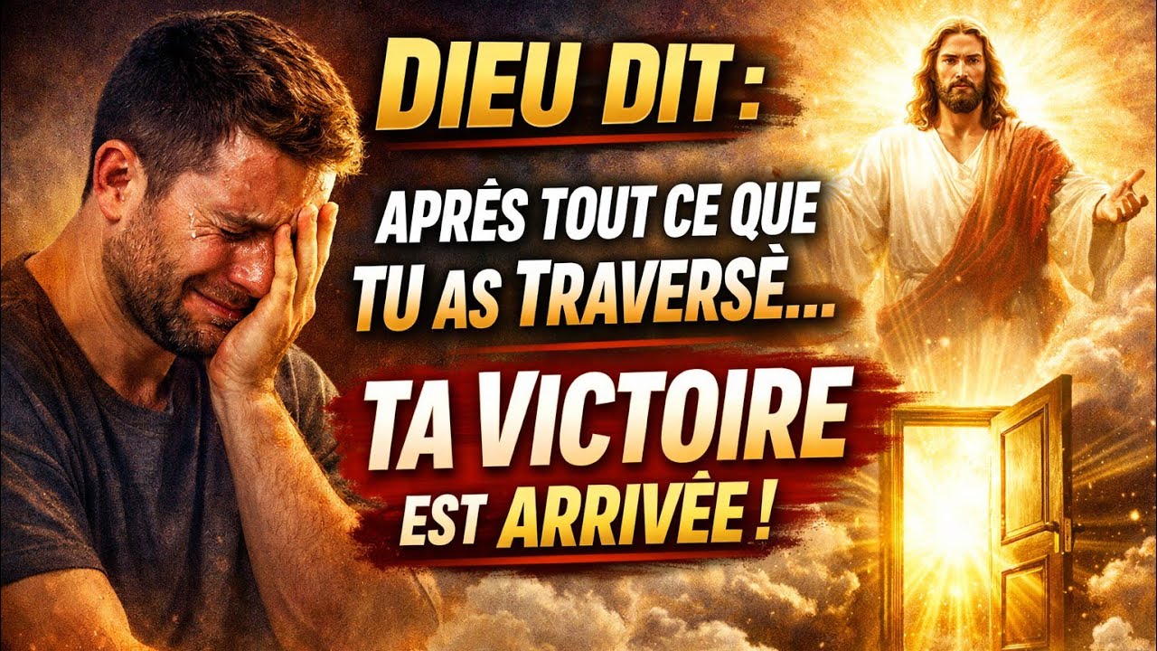 DIEU DIT : APRÈS TOUT CE QUE TU AS TRAVERSÉ… TA VICTOIRE EST ARRIVÉE