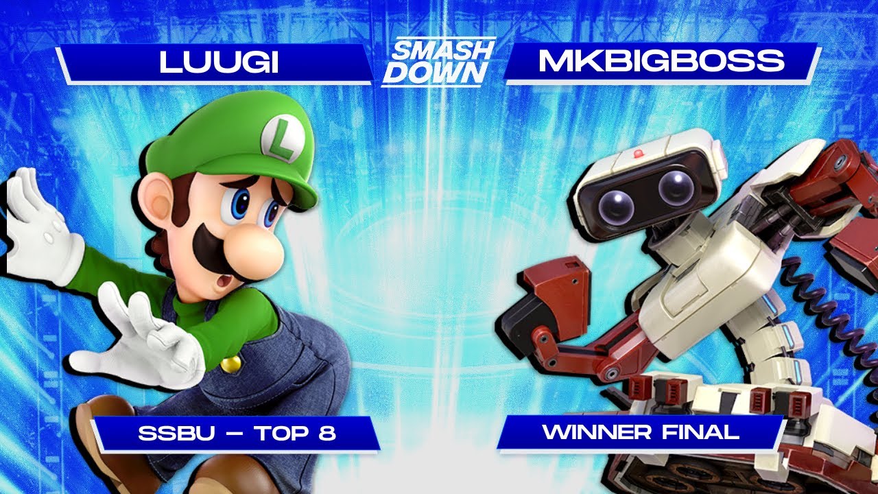 SMASHDOWN DOUBLE OR NOTHING - TOP 8 - Luugi (Luigi) Vs. MKBigBoss (R.O.B.) - Winner Final