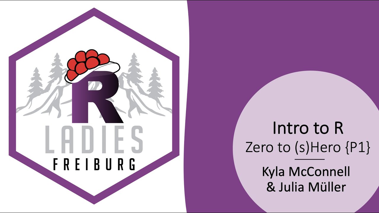 R Ladies Freiburg (English) - Intro to R & R-Studio: Zero to sHero {Part 1}