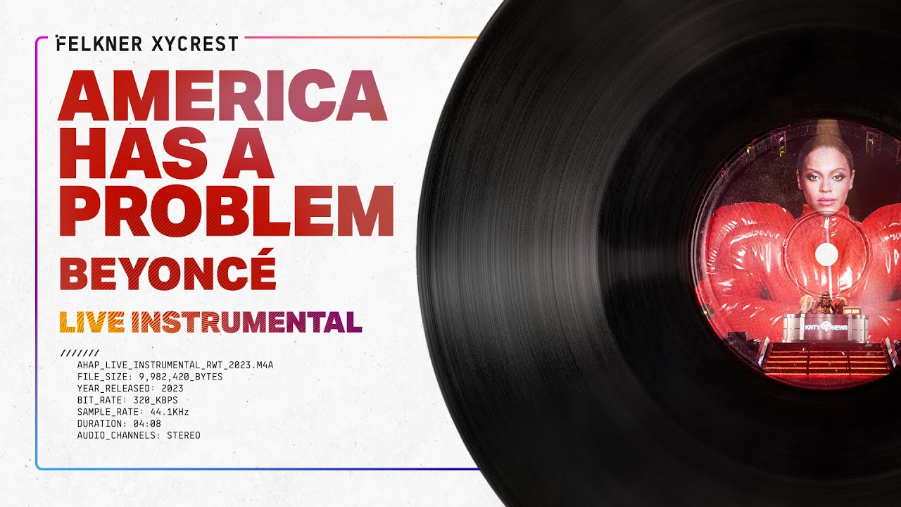 Beyoncé - America Has A Problem Renaissance World Tour Live Instrumental Remake