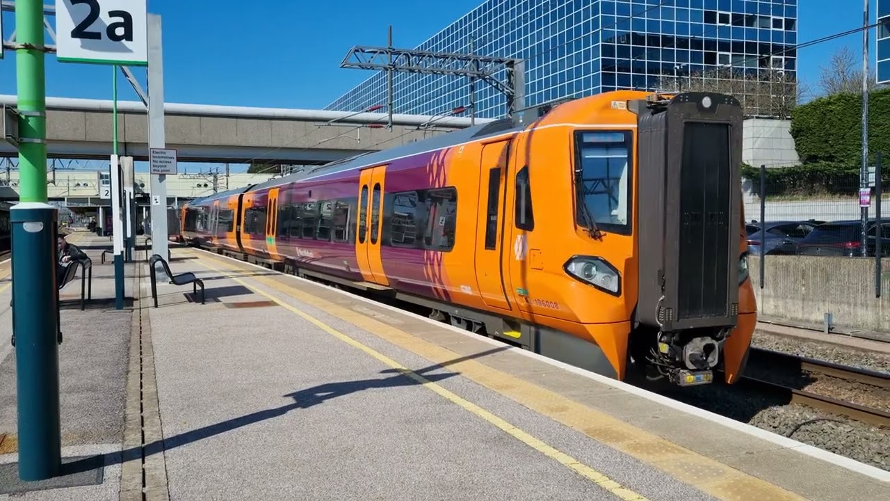 East West Rail - Chiltern Railways Class 196 (196008) at Milton Keynes Central 2/4/2025