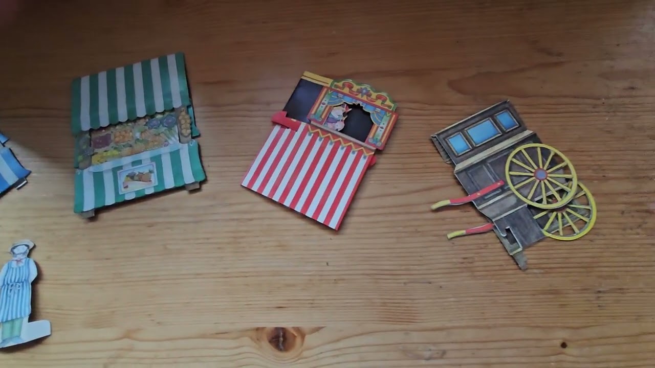 Pop up books: Victorian Market Day example