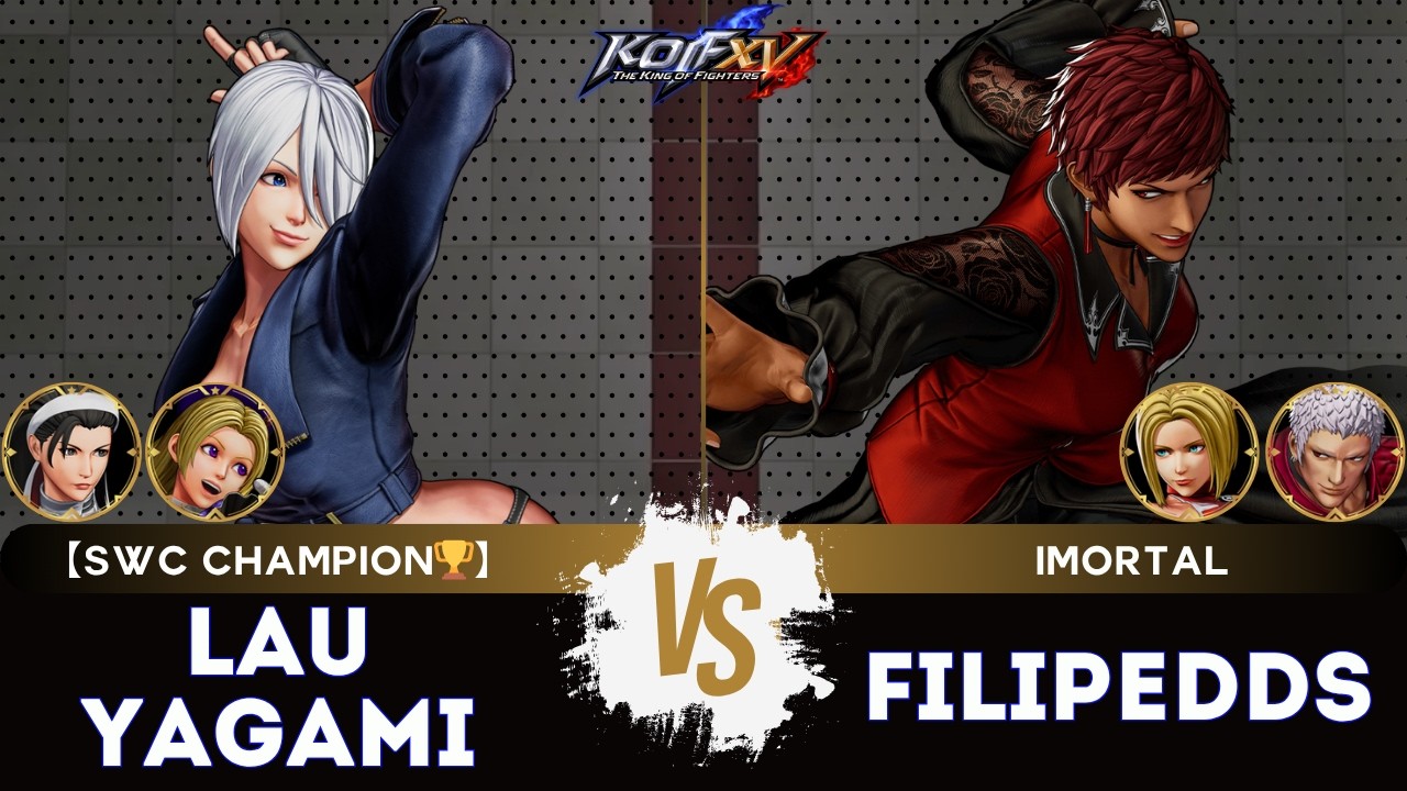 KOFXV ▰ LAUYAGAMI (Hinako/&Aacute;ngel/Chizuru) 🆚 FILIPEDDS (Vice/Blue Mary/O.Yashiro)🎞️Replay Match