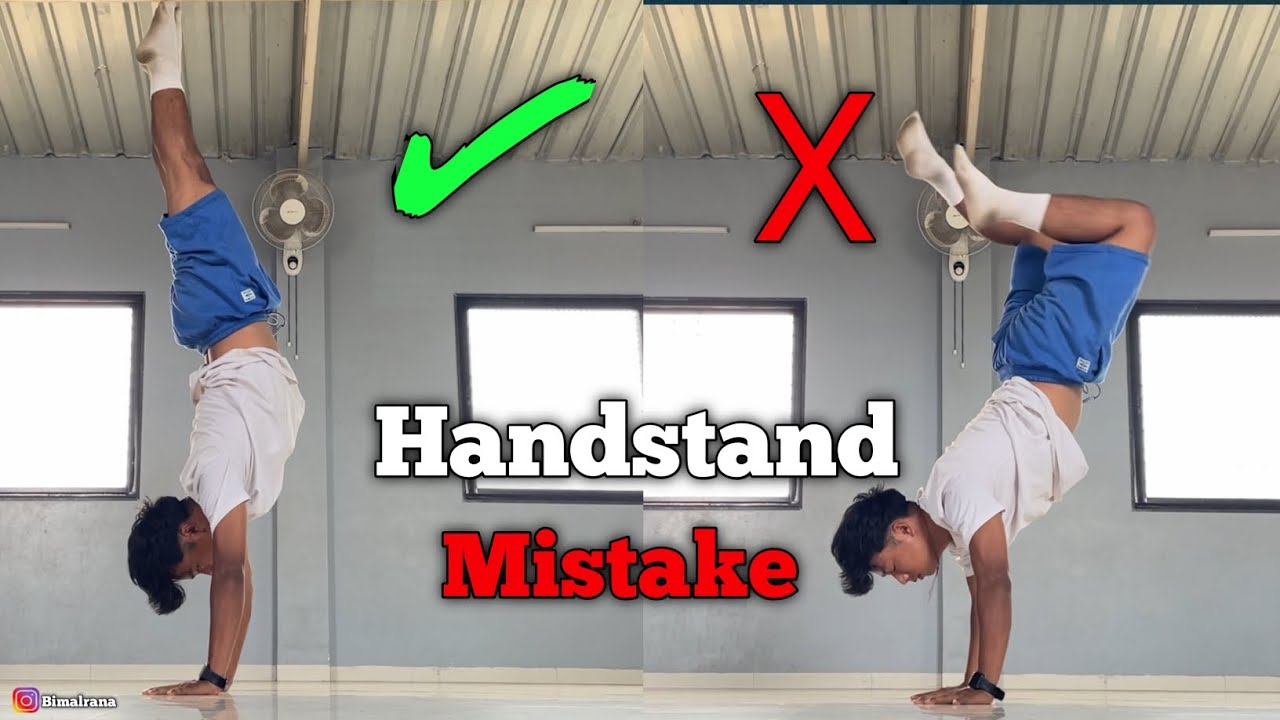 5 Biggest Mistake oF Handstand by bimal rana | Handstand Tutorial In Hindi