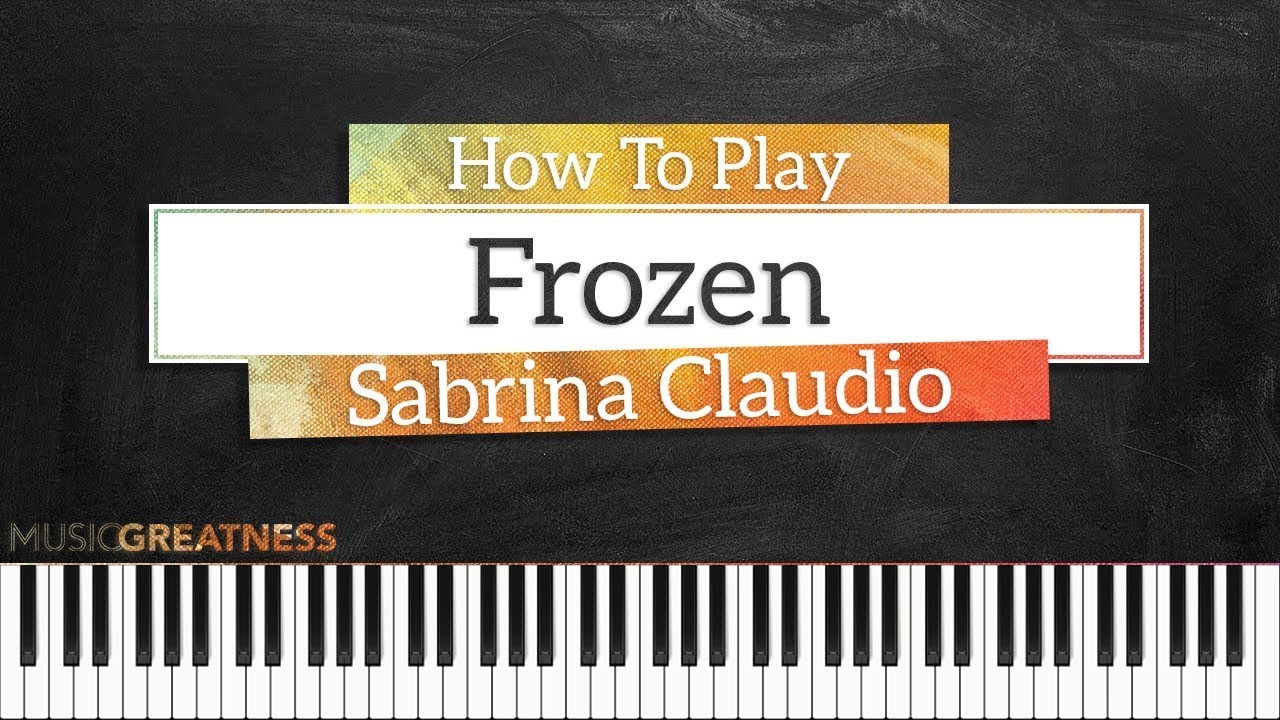 How To Play Frozen By Sabrina Claudio On Piano - Piano Tutorial (Free Tutorial)