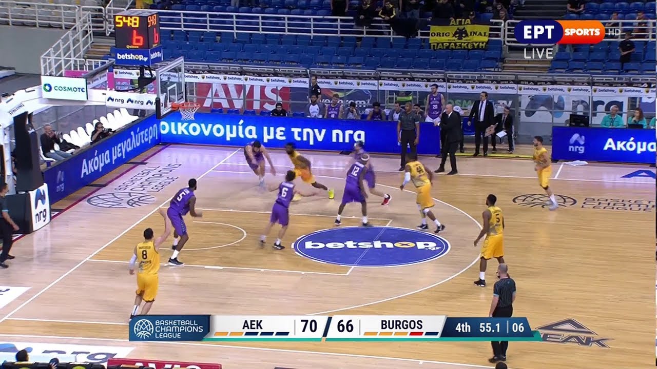 ΑΕΚ-Μπούργκος 74-66 Στιγμιότυπα HD 1080p 5η Άγ. 13-11-2019 / AEK-Burgos 74-66 Highlights