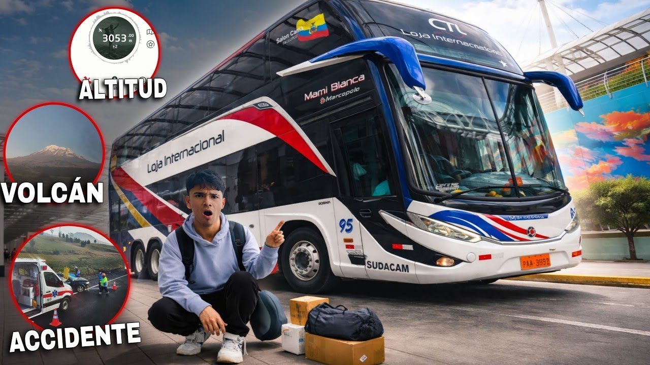 ¿Es peligroso viajar en bus de dos pisos a la capital más alta del mundo?