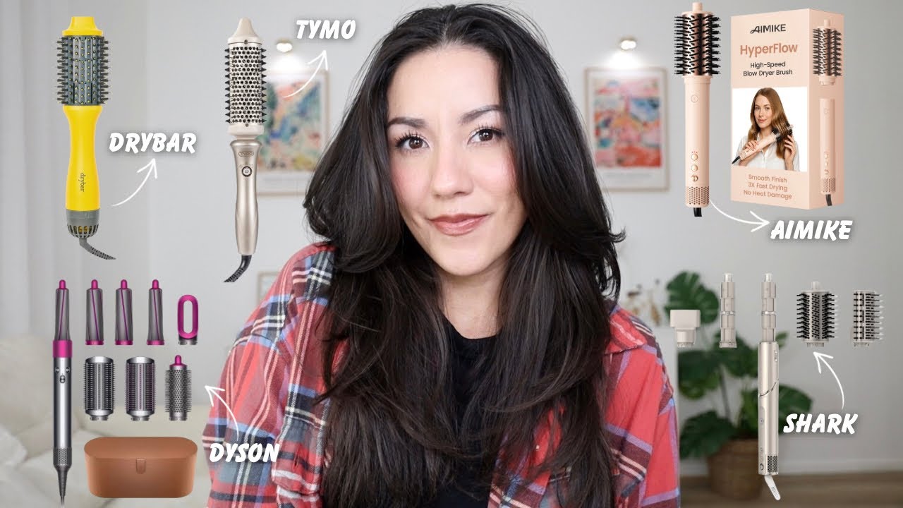 Probé TODOS los accesorios para el CABELLO ¿cual REALMENTE vale la pena?Dyson,Shark, Drybar y Aimike
