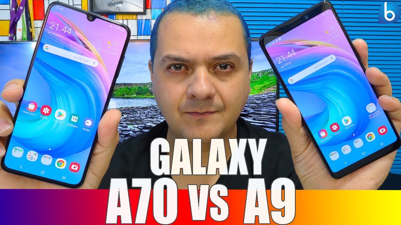 GALAXY A70 OU GALAXY A9 | COMPARATIVO SAMSUNG | DESCUBRA QUAL É O MELHOR!