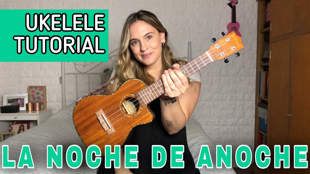 BAD BUNNY X ROSALIA - LA NOCHE DE ANOCHE | Tutorial Ukelele Mica Amatti