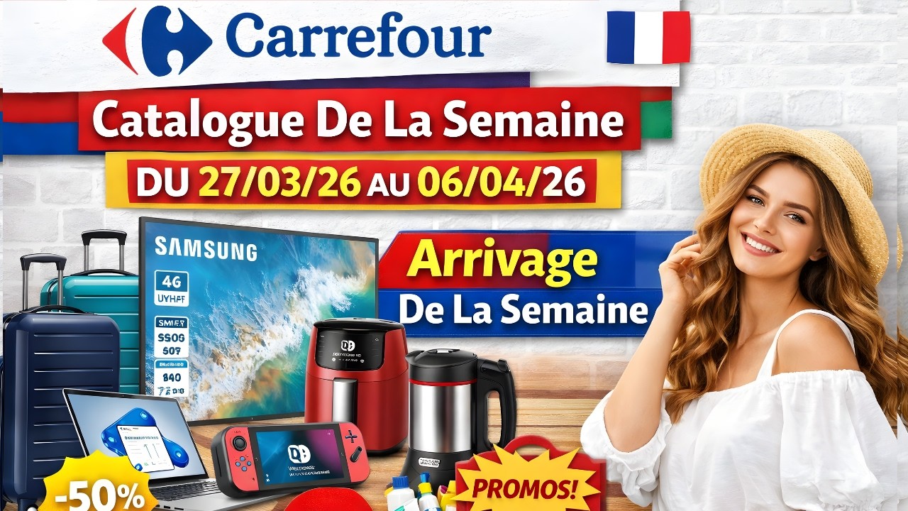 CARREFOUR Catalogue De La Semaine Du 27/03/26 AU 06/04/26 Carrefour France Arrivage De La Semaine