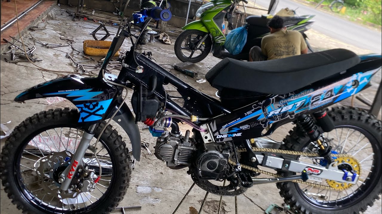 Proses modifikasi RBT mesin Yamaha Vega R/ cripton part 1
