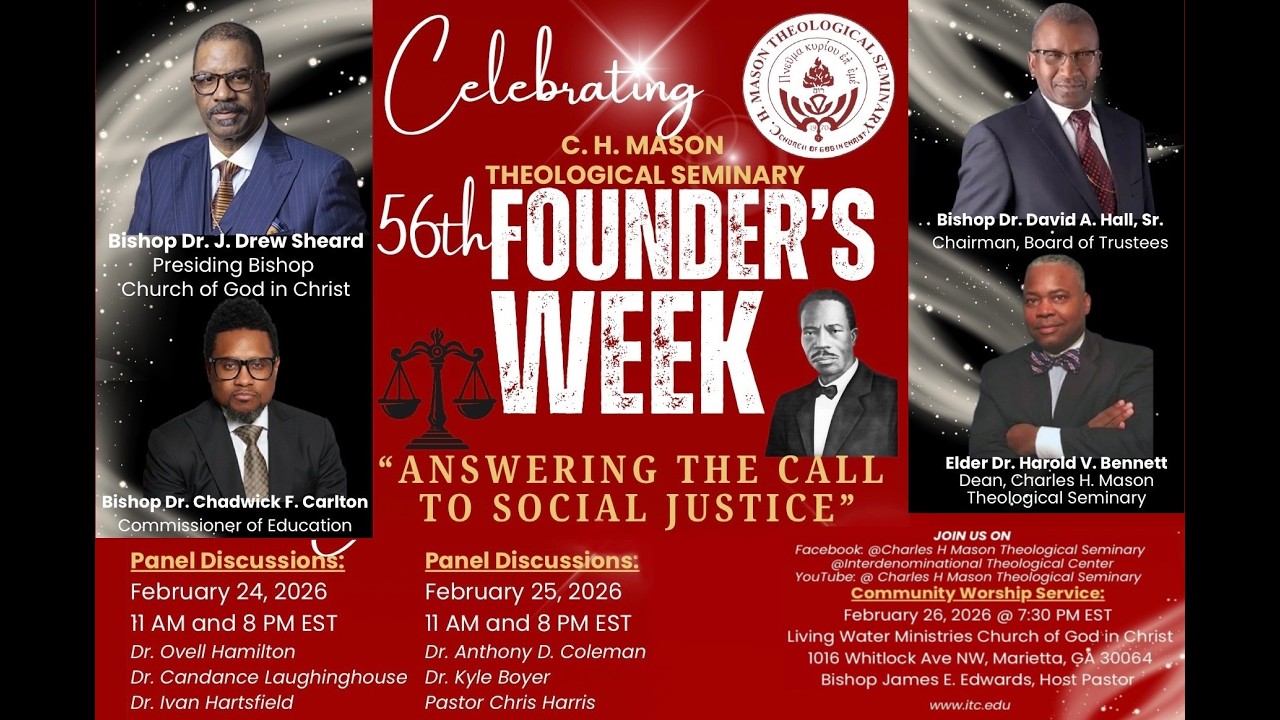 2026 C. H. Mason Theological Seminary Founder’s Week Panel, 