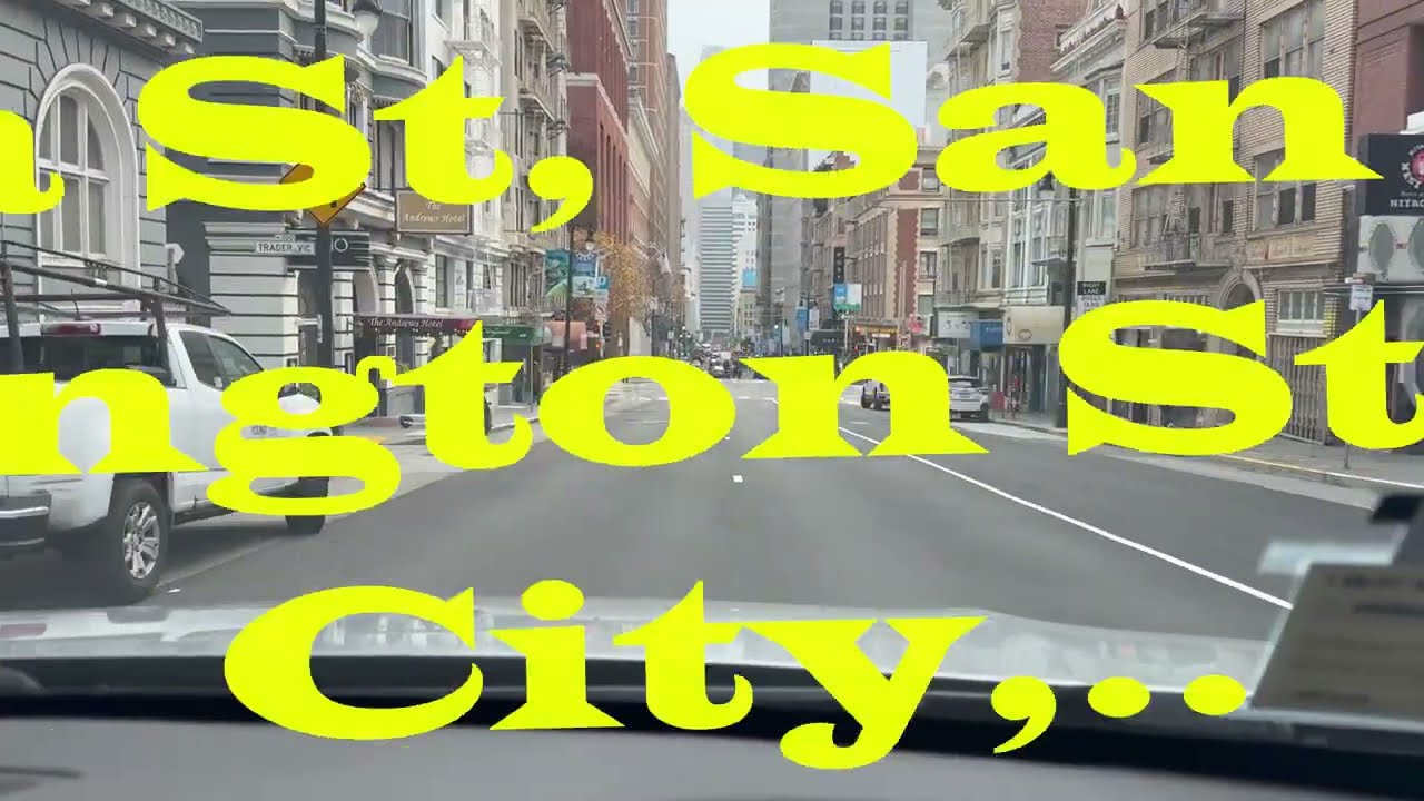 California St in San Francisco City