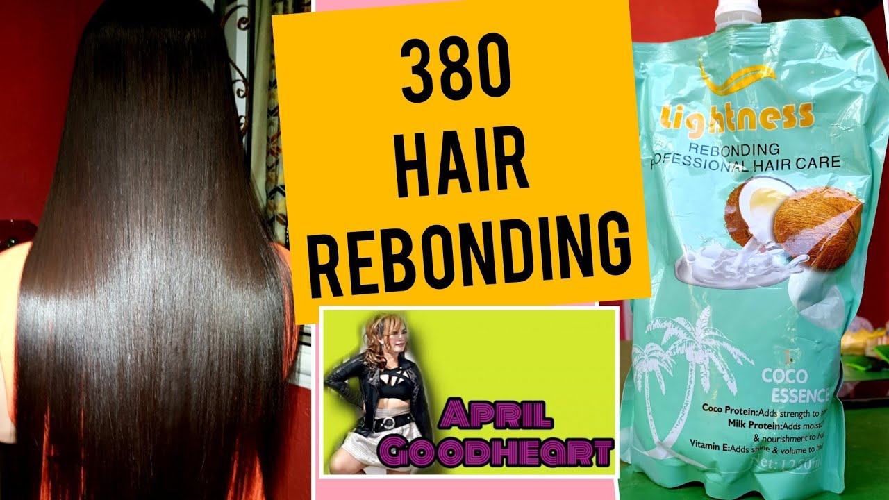 380 REBONDING(LIGTHNESS)REBONDING PROFESSIONAL HAIR CARE W/COCO ESSENCE