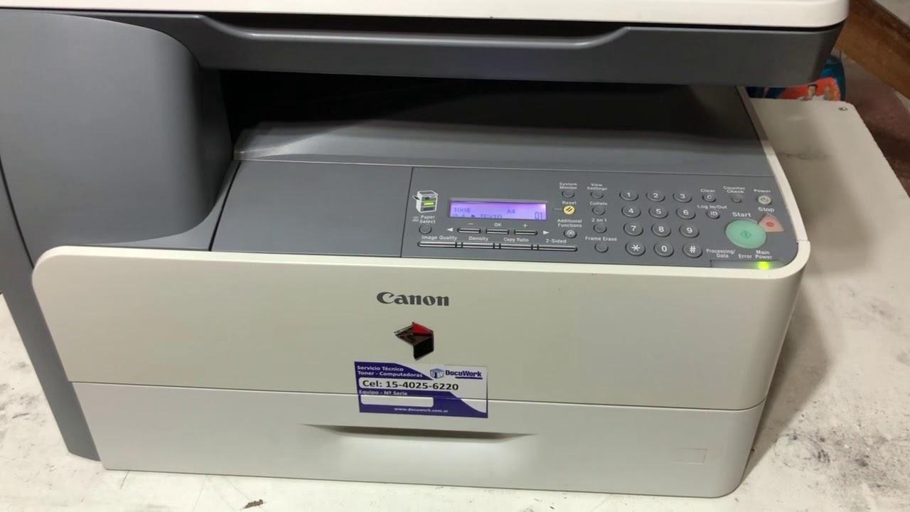 Còmo cambiar el toner en fotocopiadora canon ir 1020 1018 1022 1024 1025