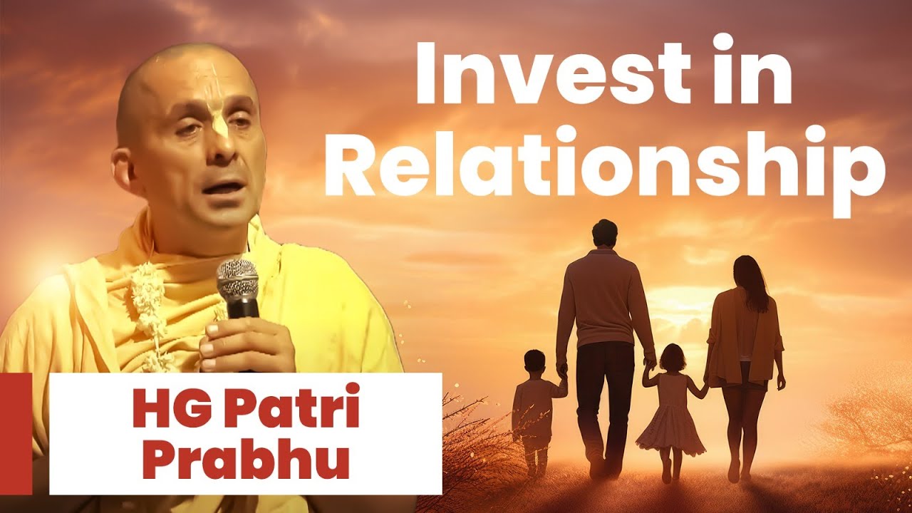 HG Patri Prabhu || Invest in Relations - Invest in Love || ISKCON Dwarka LIVE || 20th April 2024