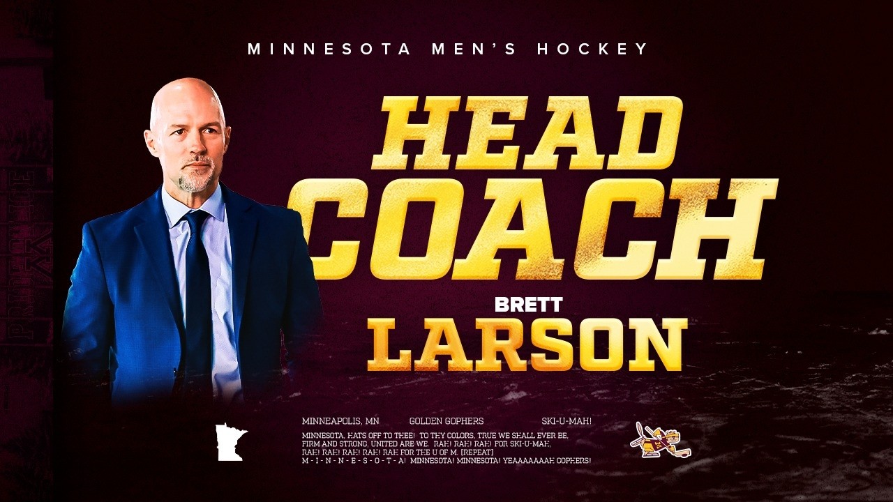 Press Conference: Brett Larson Introduced as Gopher Men's Hockey Head Coach