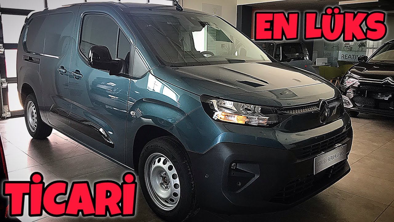 Yeni Citroen Berlingo Van En Lüks Ticari 1.5 dizel otomatik