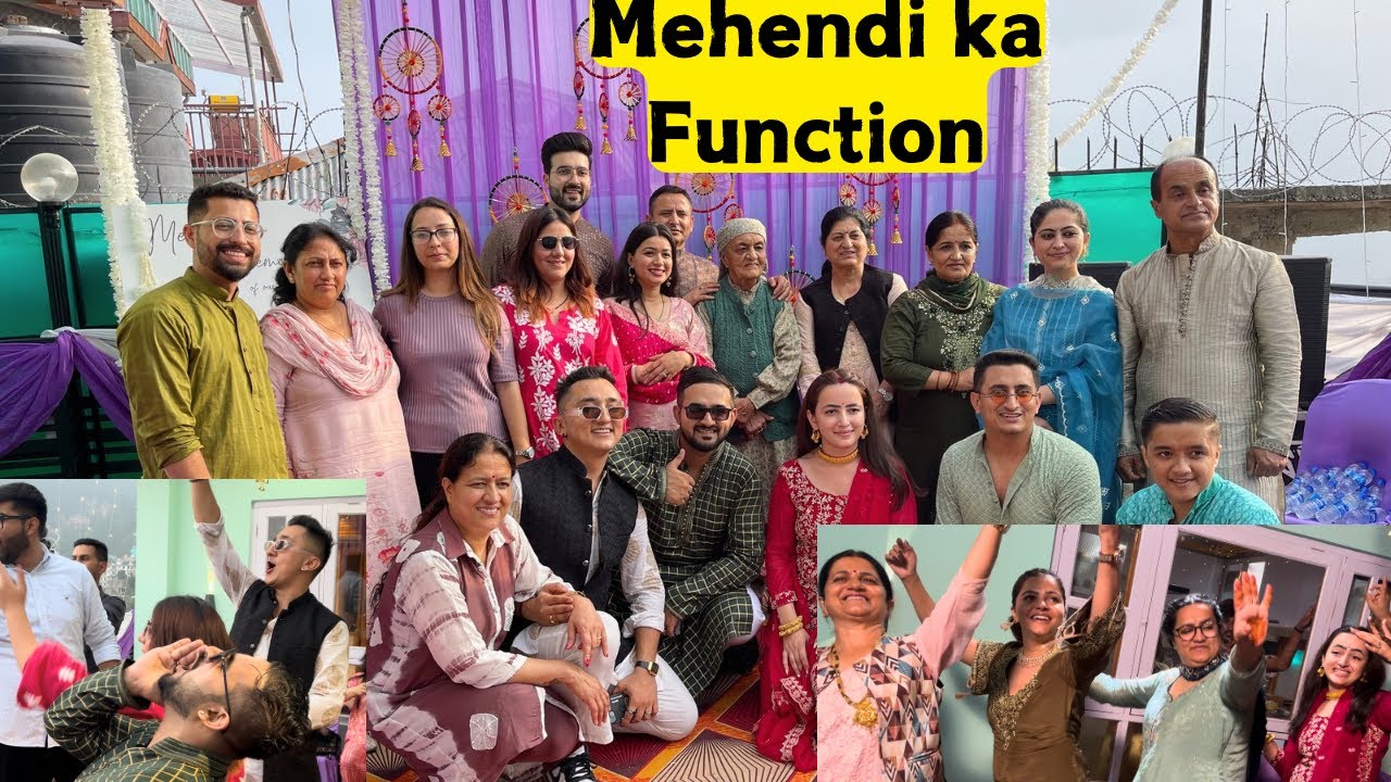 Mehendi ke function mai shamil hua pura parivar 🥳🤪 Aaj sabke liye maine bnayi apni special Chai 😅😋