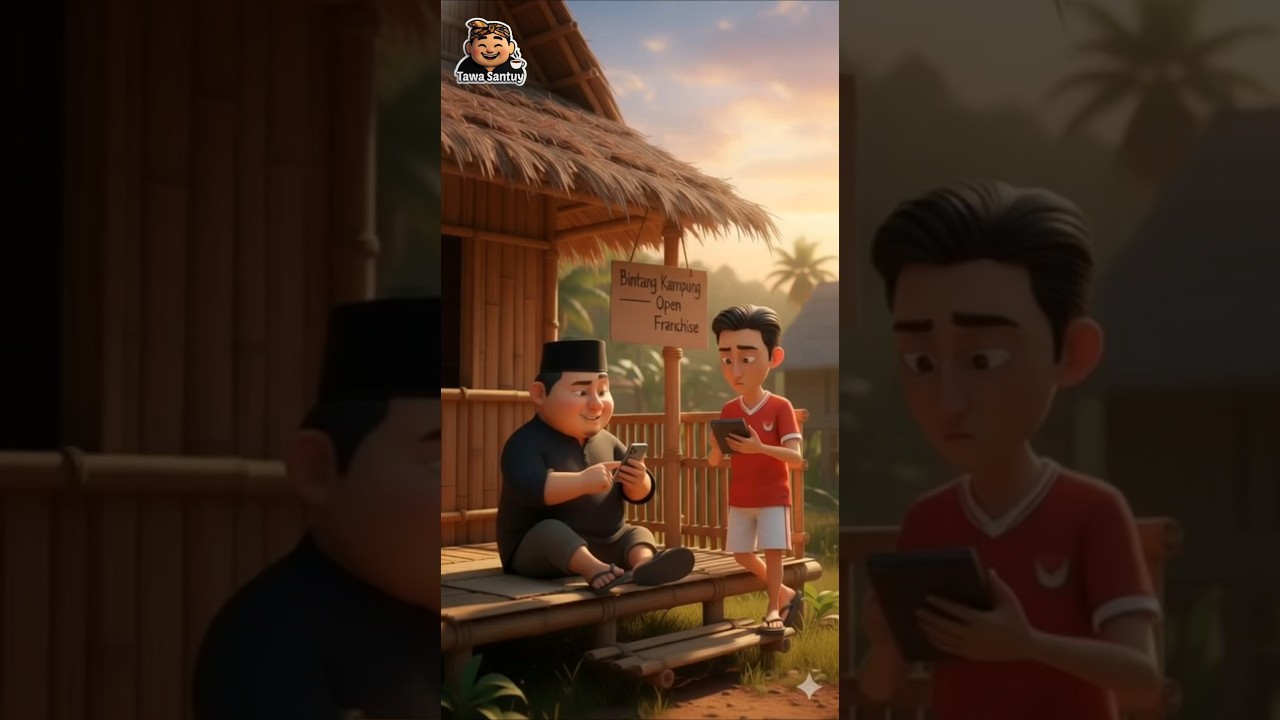 Kabayan Buka Franchise &ldquo;Bintang Kampung&rdquo; Cabang Sebelah?! 🍩⭐ #shorts #ceritarakyat #animasulucu