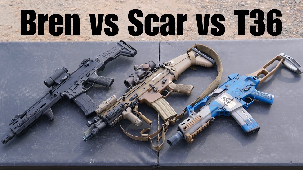 T36C vs Scar 16 vs Bren 2MS