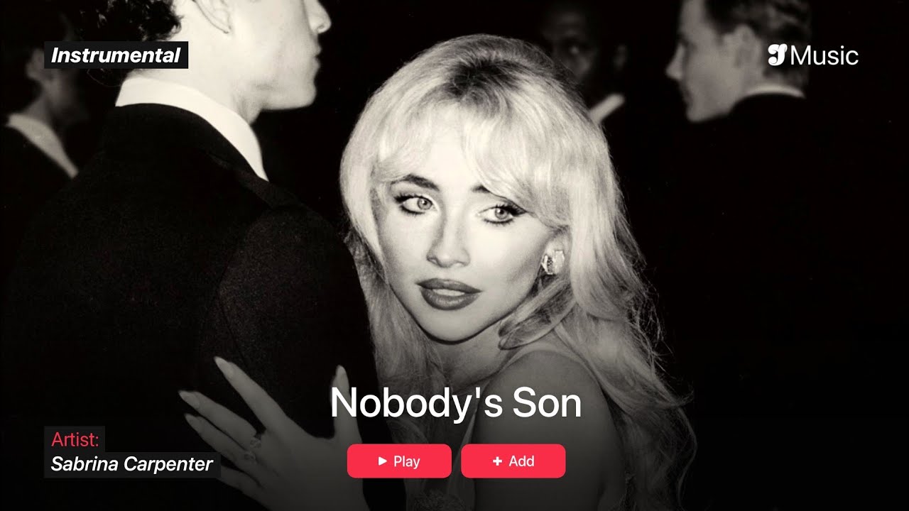Sabrina Carpenter – Nobody's Son | Instrumental