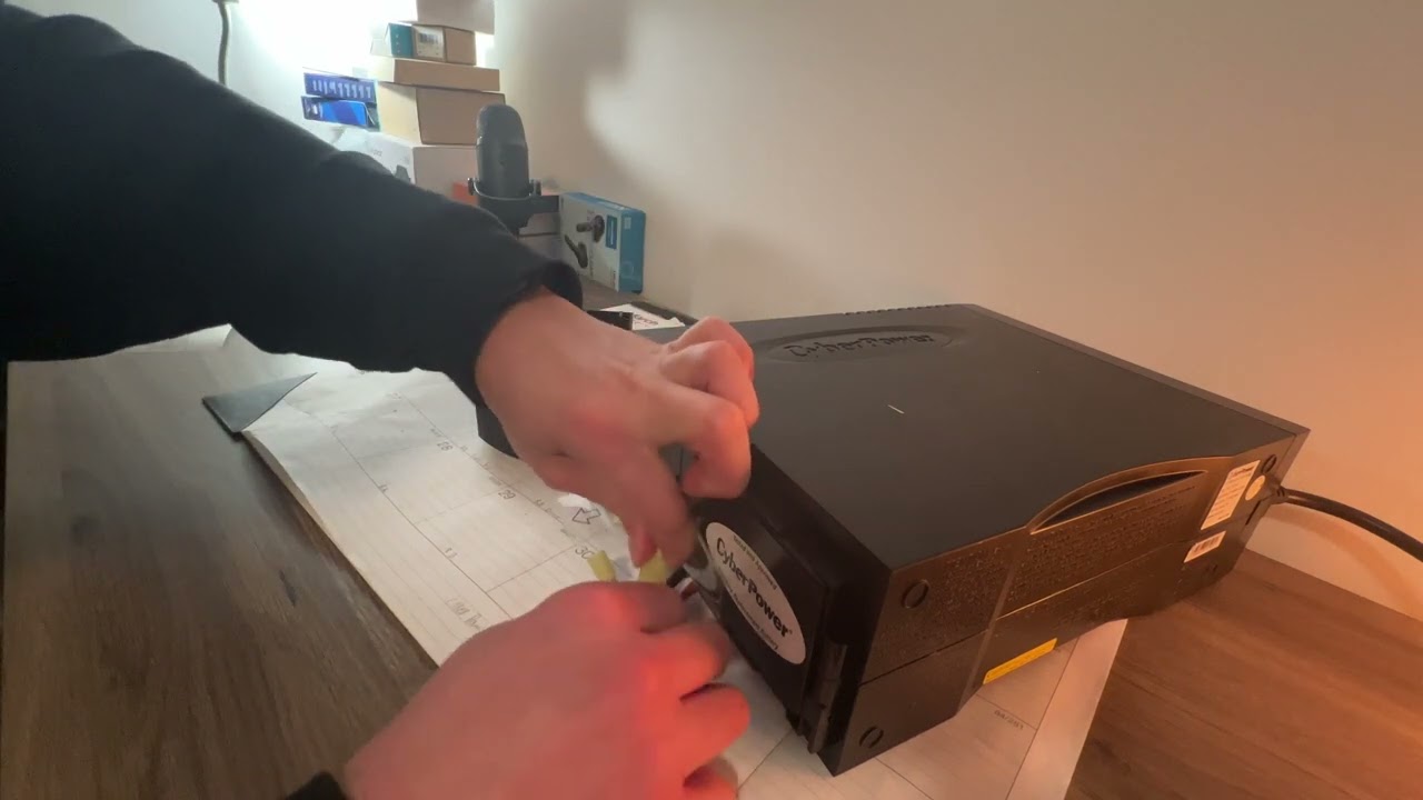 Changing CyberPower 1500AVR UPS Backup Batteries (RB1280X2A)